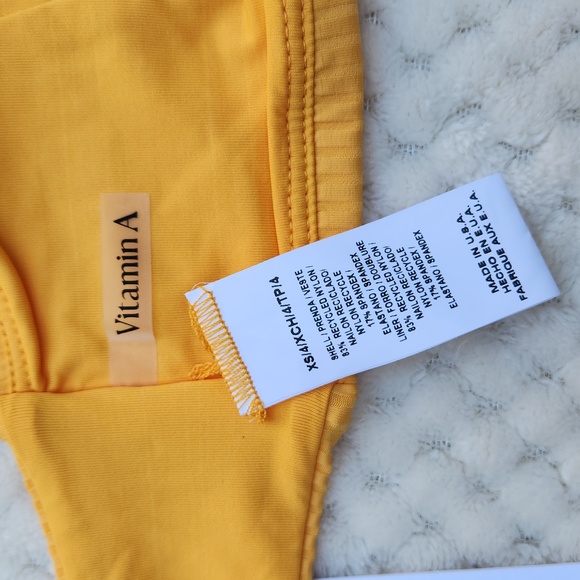 Nwt Vitamin A Kaya Bikini Top - Picture 9 of 12